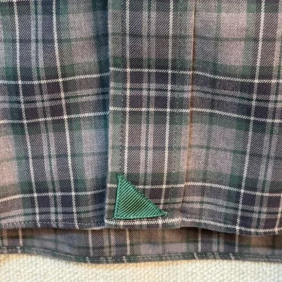 UNTUCKit Shirt Mens XL Gray Plaid Devitt WF Long Sleeve Button Down Cotton Soft - Picture 10 of 10